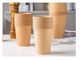 12oz Kraft Hot Coffee Paper Cup 350ml Matcha معزول Boba Cup جدار واحد
