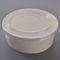 السوائل الباردة تزيل BPA الحرة حساء المعكرونة طباعة مخصصة ورقة بيضاء يمكن التخلص منها وعاء