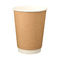 كأس القهوة القابل للتصرف سميكة مزدوجة الجدار فنجان القهوة طباعة شعار كأس شرب
